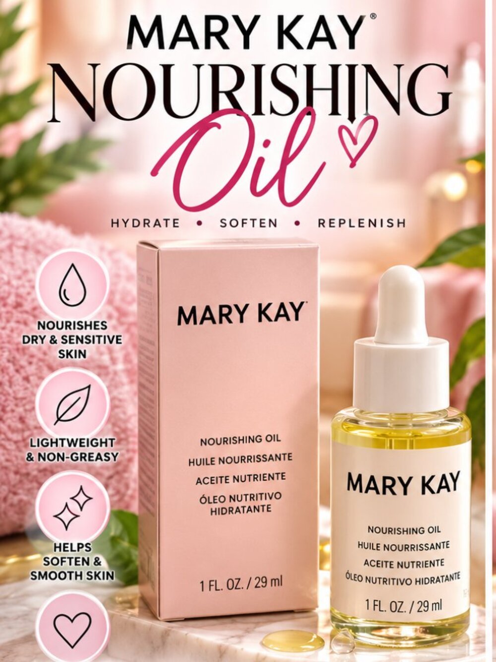 Brand New MaryKay Nourishing Oil!!